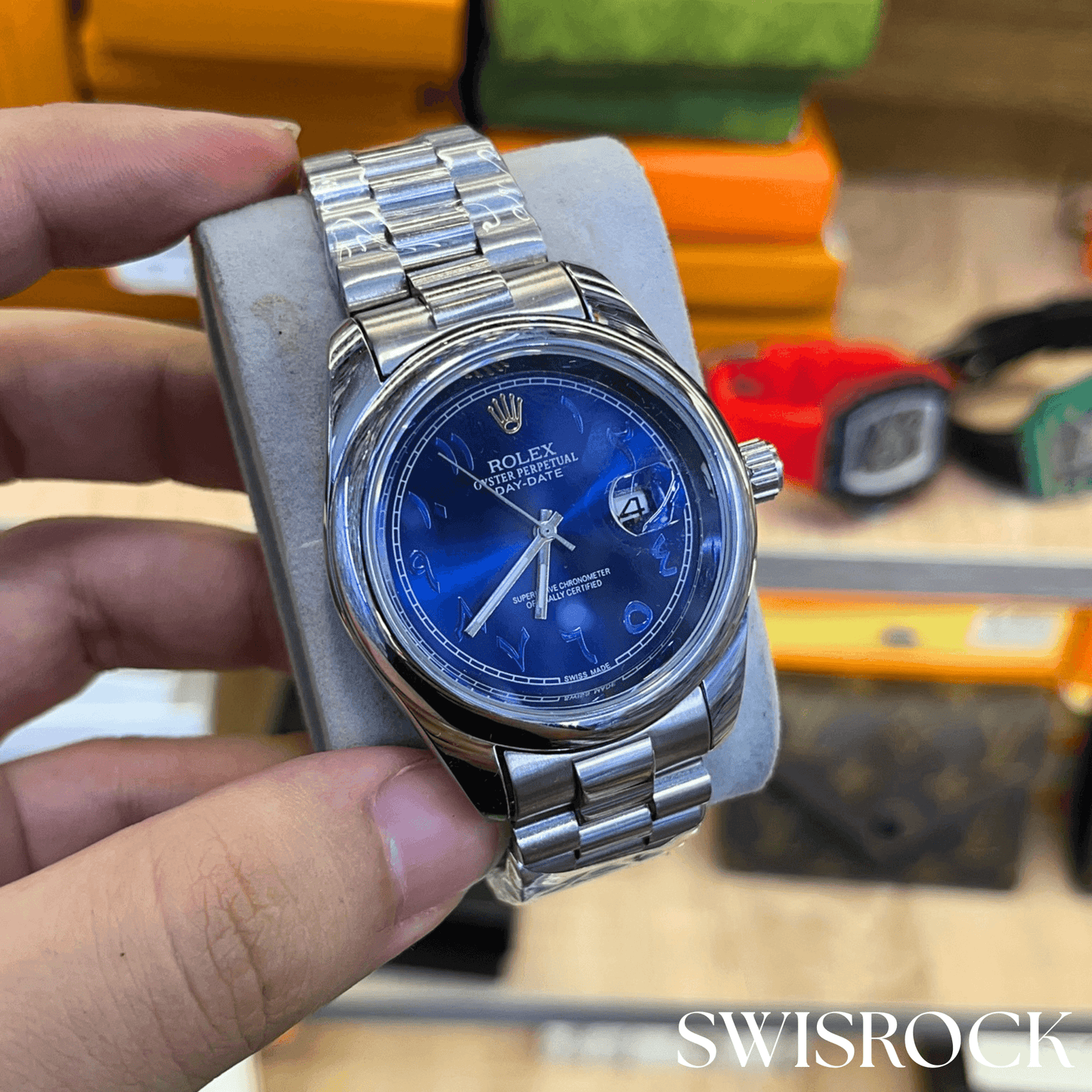 Montre Prestige Bleu Or