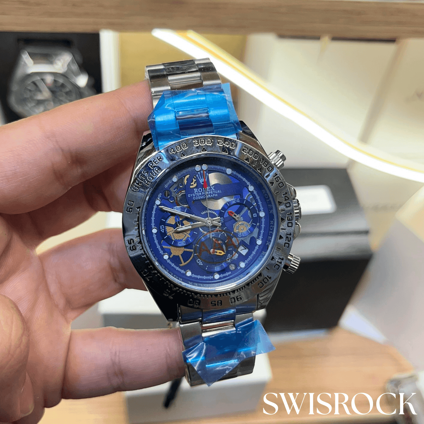 Chronographe Bleu Sport