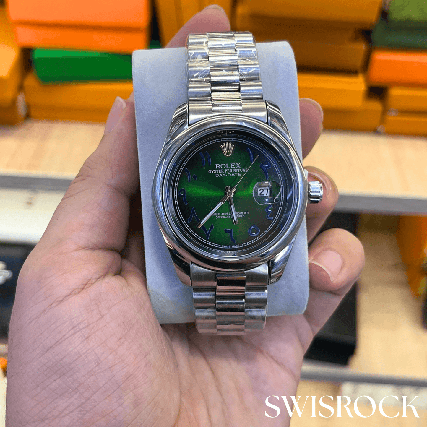 Montre Prestige Vert Or