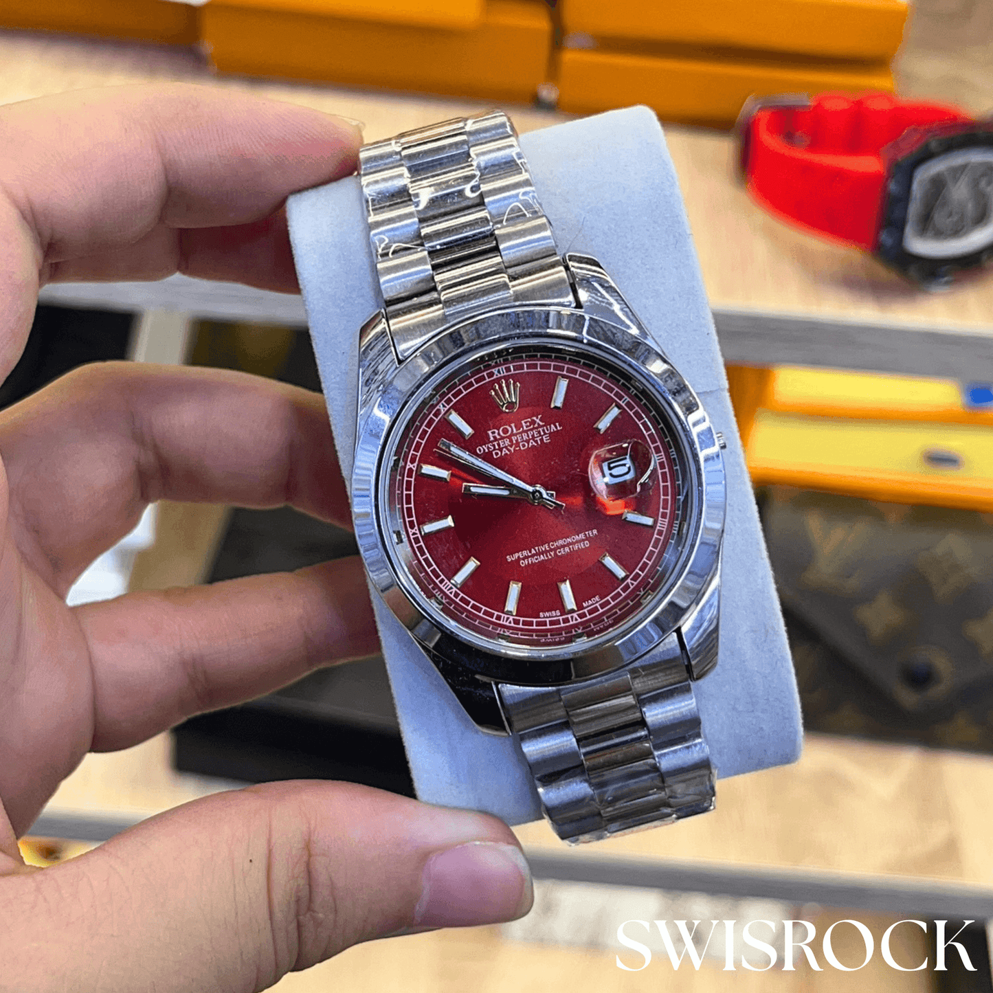 Montre Prestige Rouge Or