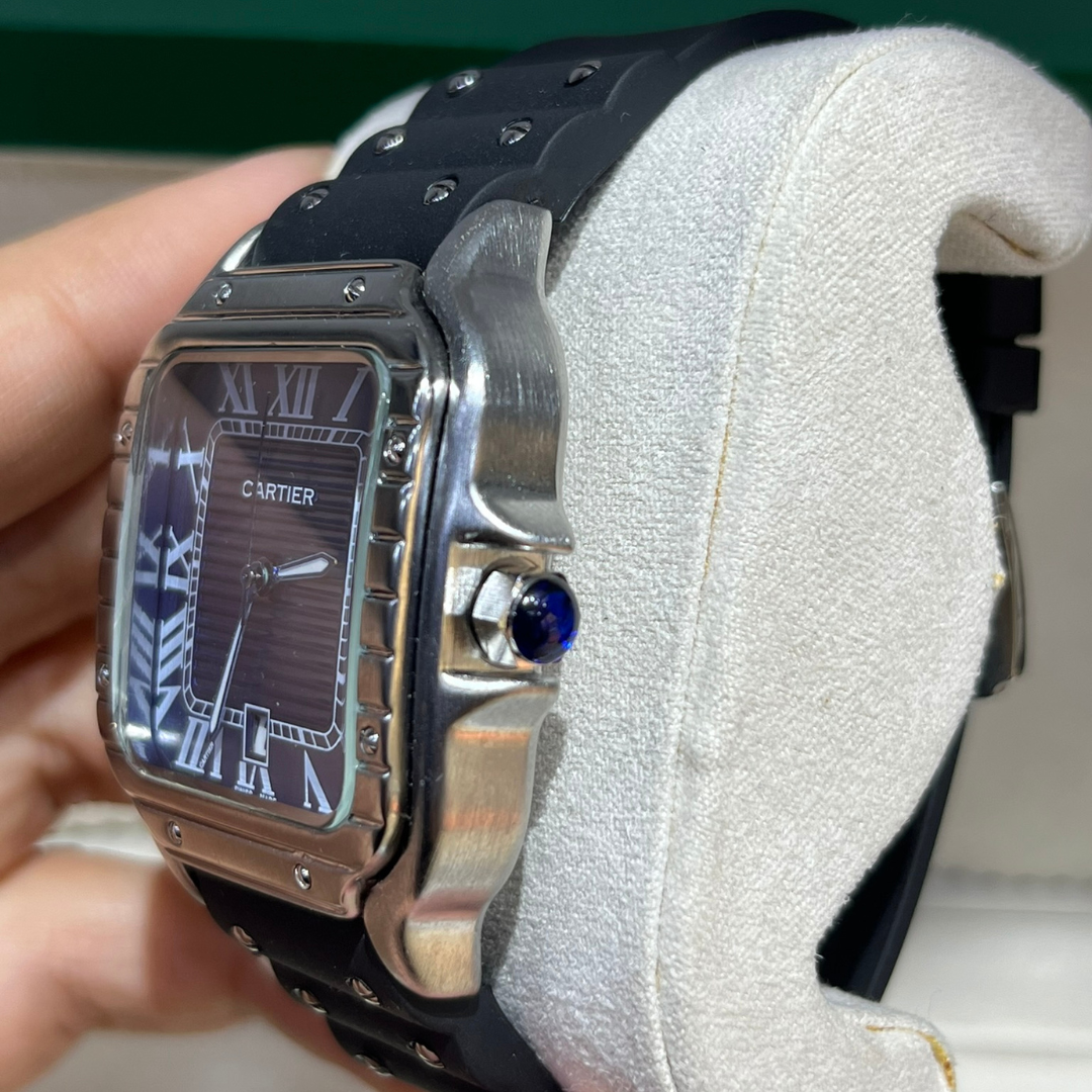 Modèle Santos pour homme-bracelet silicon