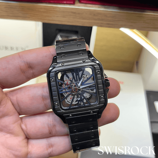 Montre Carrée Full Black