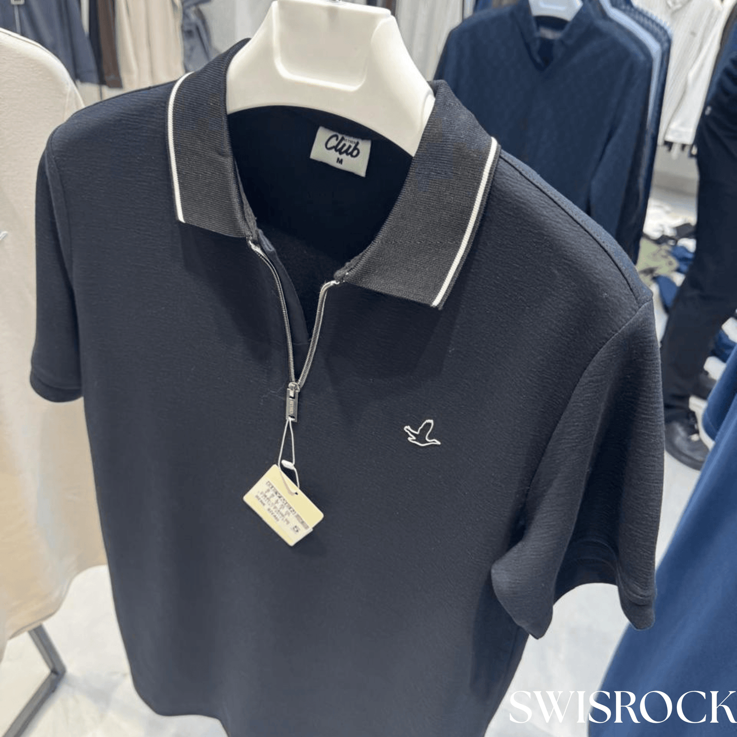 Polo Zippé Signature — Collection Swisrock