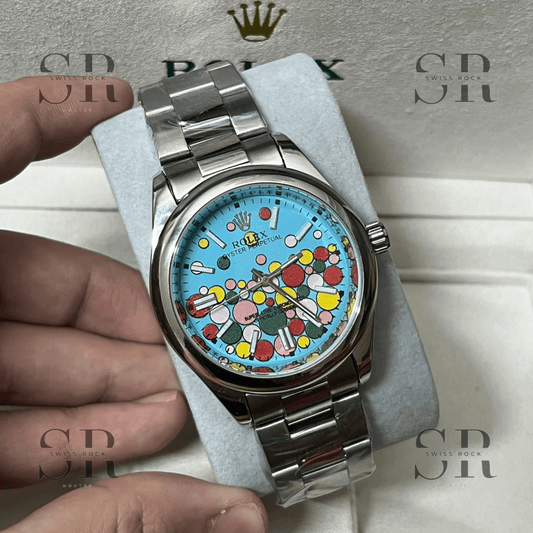 Oyster Perpetual 41 watch: Oystersteel  'Celebration'