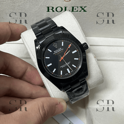 Full black Oyster Perpetual Milgauss