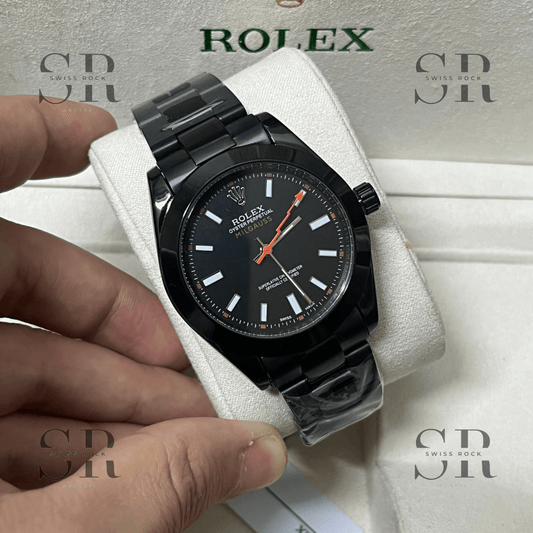 Full black Oyster Perpetual Milgauss