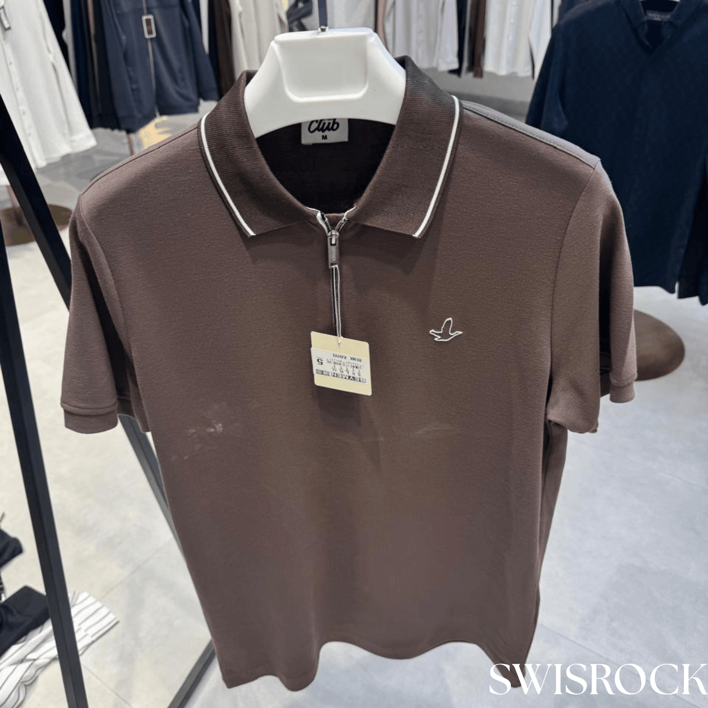 Polo Zippé Signature — Collection Swisrock