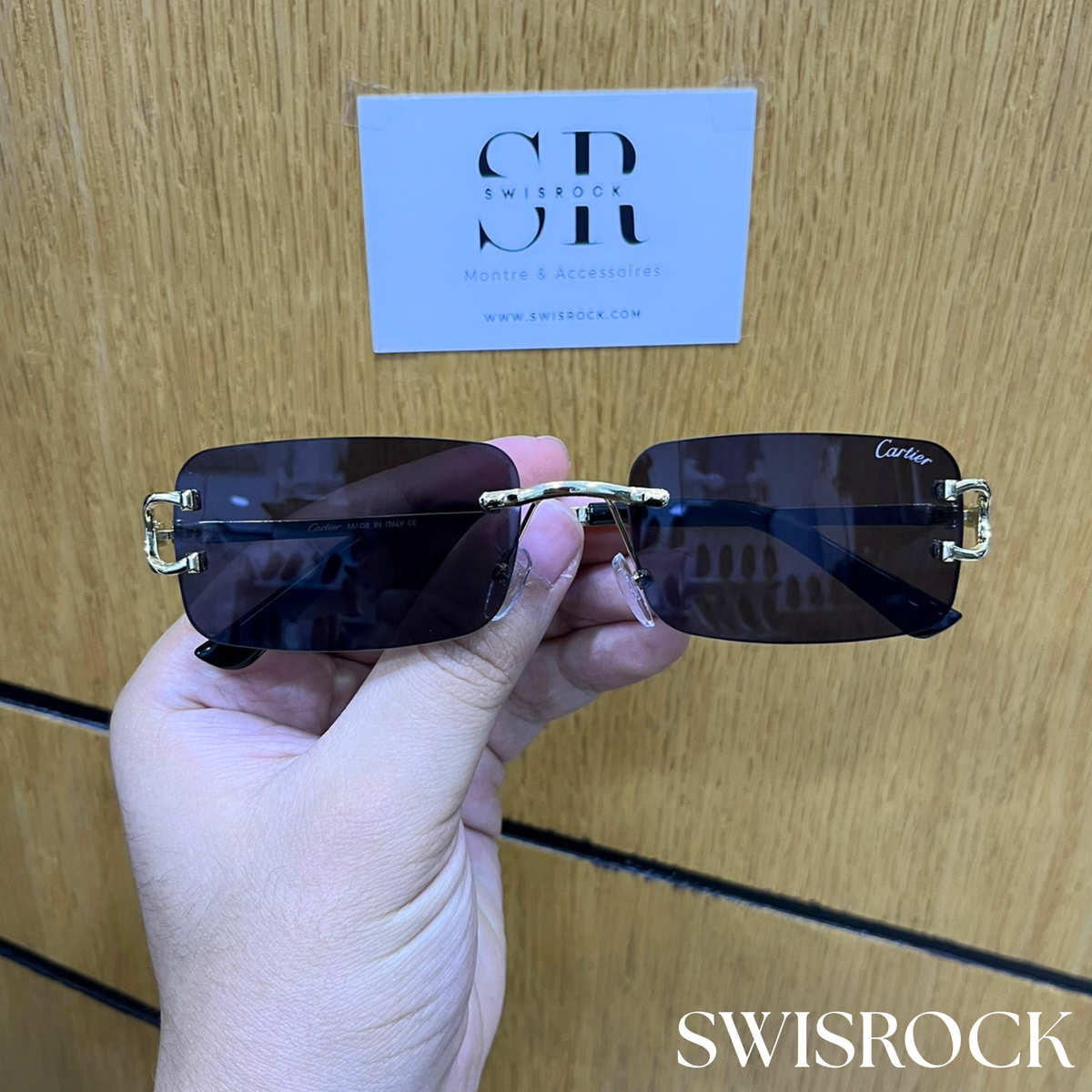 Lunette Cartier NOIR-OR
