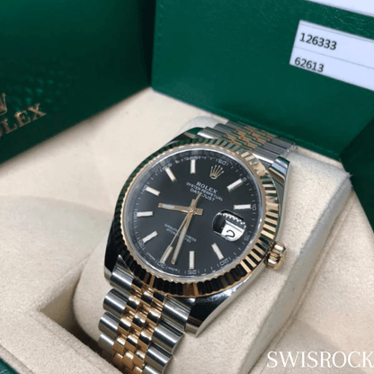 Montre Datejust Fond Noir Jubilée 41 mm-MASTER QUALITY