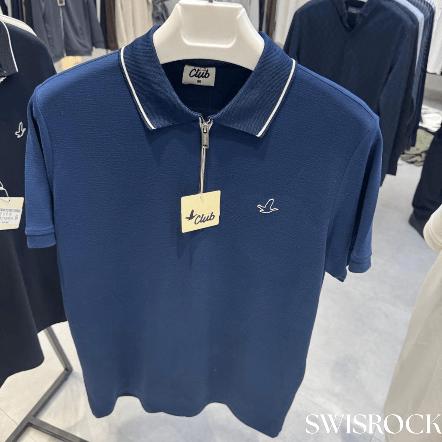 Polo Zippé Signature — Collection Swisrock