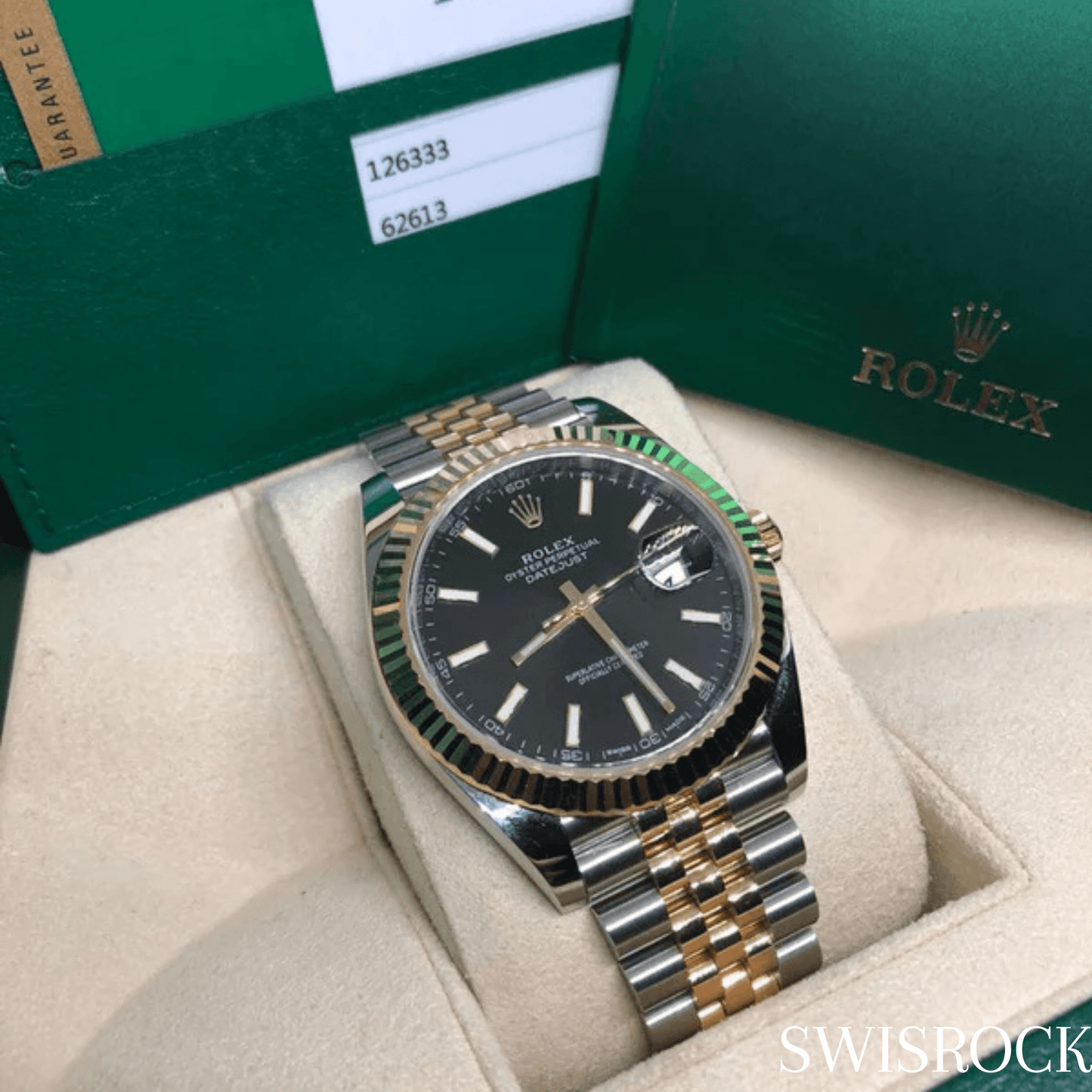 Montre Datejust Fond Noir Jubilée 41 mm-MASTER QUALITY