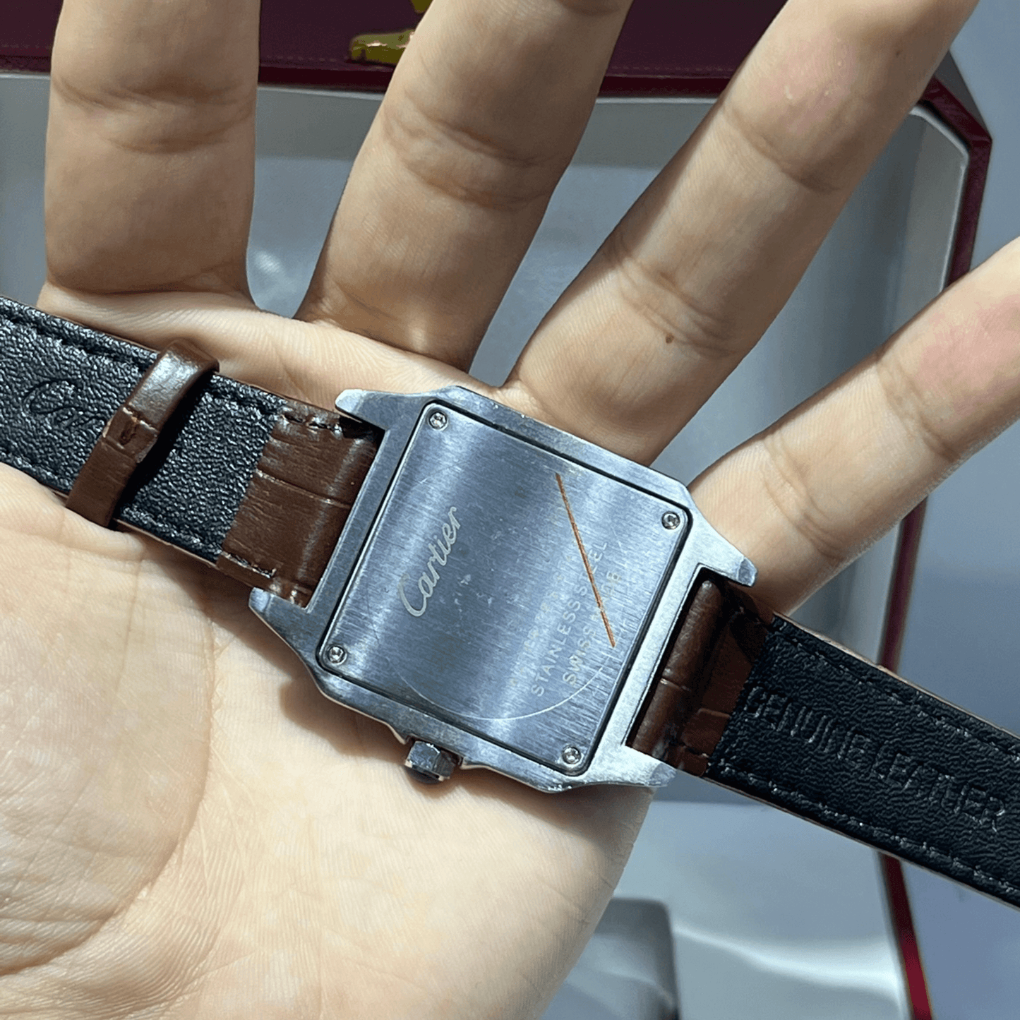Modèle Santos - bracelet cuir