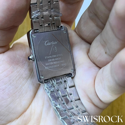 Cartier tank steel pour homme - Bracelet jubilee